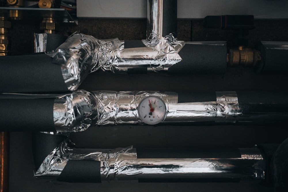 Home heating system equipment and insulated piping in Anchorage, AK